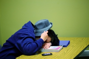 siswa tidur