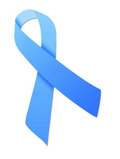 Pita biru, simbol kepedulian terhadap kanker prostat.