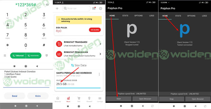 Paket Indosat 30 GB Menjadi Kuota Reguler di Android