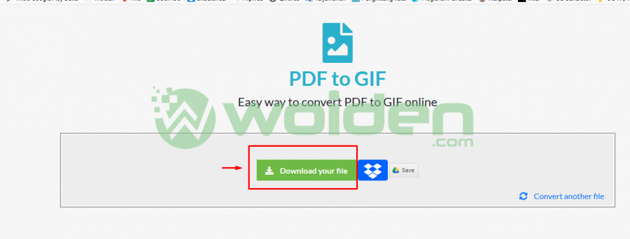 Proses convert pdf to gif