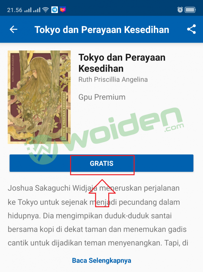 Ebook gratis di aplikasi Gramedia Digital