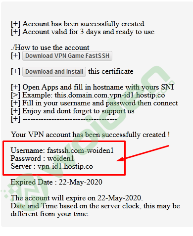 Setting Aplikasi VPN Game FastSSH
