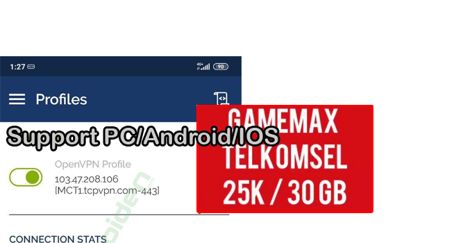 config openvpn gamemax ios pc android