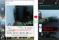 Cara Menjadikan Kamera Smartphone Sebagai Webcam Laptop
