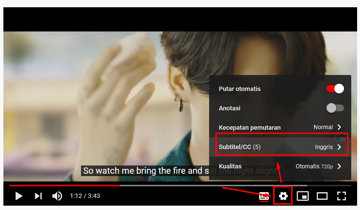 cara menambahkan subtittle di video youtube